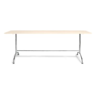 Haefeli Gartentisch rechteckig Embru-Perlweiss-240 x 80 cm