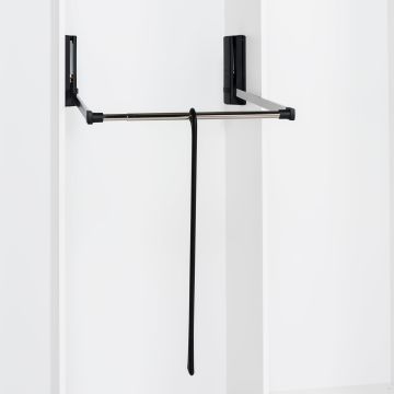 Kleiderlift Faltvorhang-Schrank