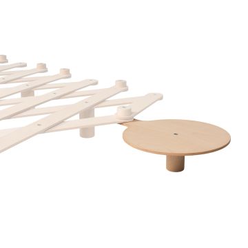 Scheren-Bett Nachttisch