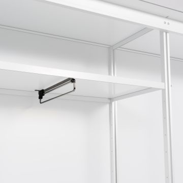 Garderobenauszug Alucobond-Schrank