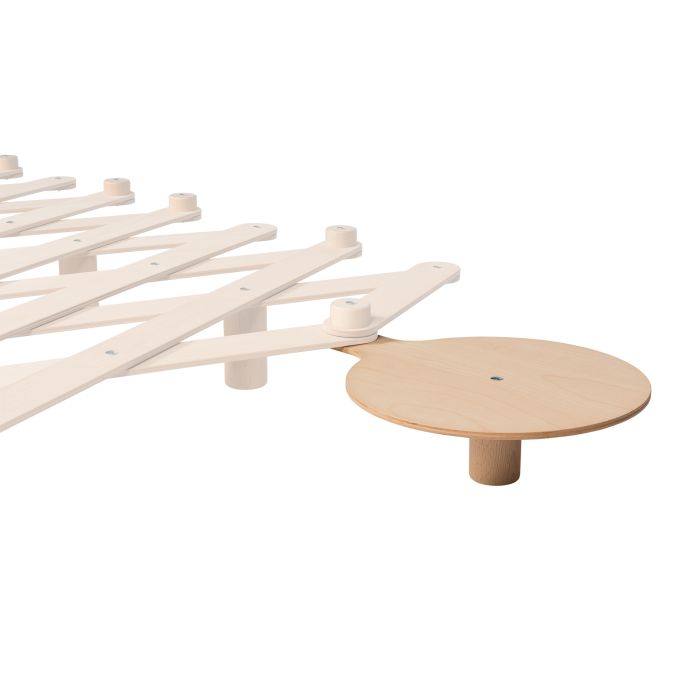 Scheren-Bett Nachttisch