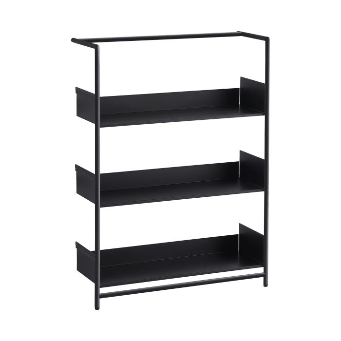 Pool 110, Rahmen schwarz, Tablare schwarz
